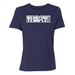 Womens 2X-Large Navy T-Shirt