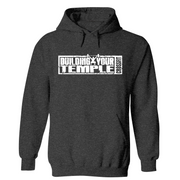 Mens 2X-Large Charcoal Heather Hoodie