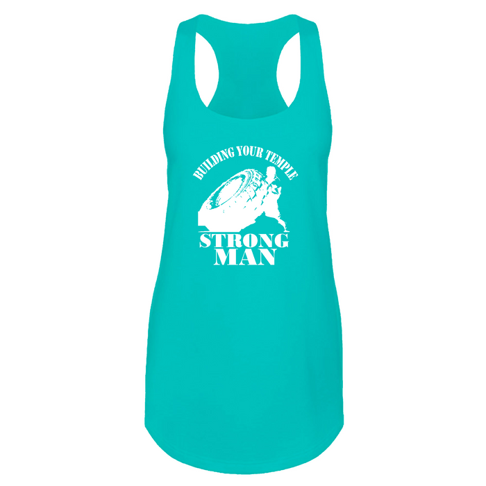 Womens 2X-Large Tahiti Blue Tank Top (Front Print Only)