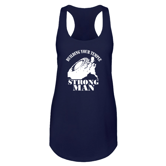 Womens 2X-Large Midnight Navy Tank Top (Front Print Only)