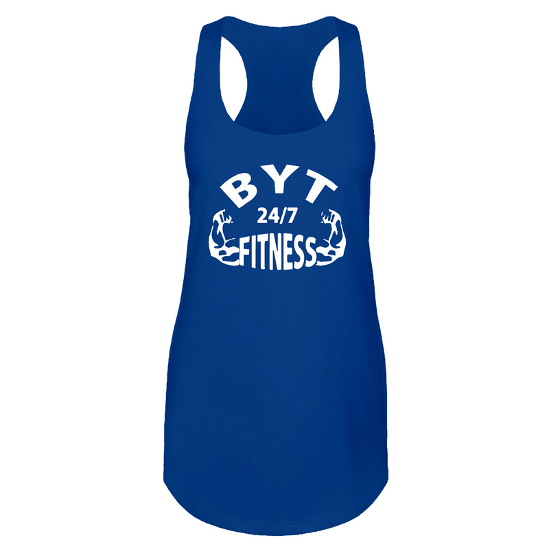 Womens 2X-Large Royal Tank Top (Front Print Only)