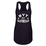 Womens 2X-Large Black Tank Top (Front Print Only)