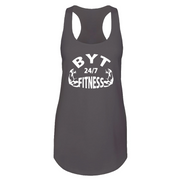 Womens 2X-Large Dark Gray Tank Top (Front Print Only)