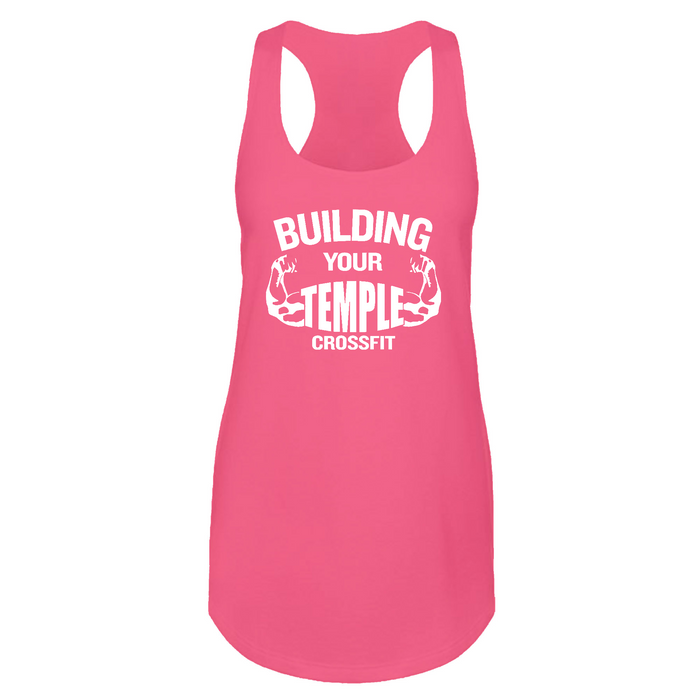 Womens 2X-Large Hot Pink Tank Top (Front Print Only)