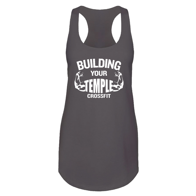 Womens 2X-Large Dark Gray Tank Top (Front Print Only)