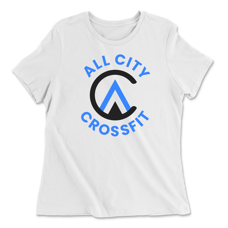Womens 2X-Large WHITE Relaxed Jersey T-Shirt