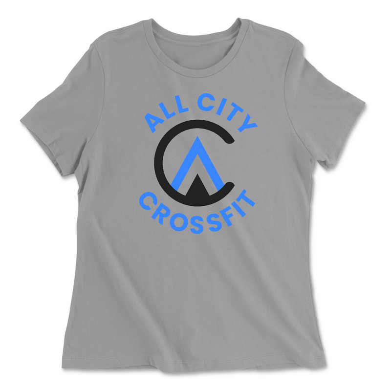 Womens 2X-Large SOLID_ATHLETIC_GREY Relaxed Jersey T-Shirt
