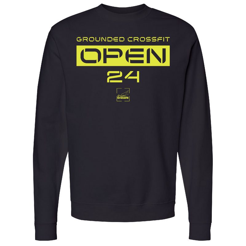 Mens 2X-Large Black Midweight Sweatshirt