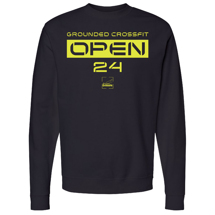 Mens 2X-Large Black Midweight Sweatshirt