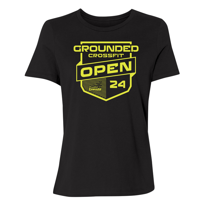 Womens 2X-Large Black Relaxed Jersey T-Shirt