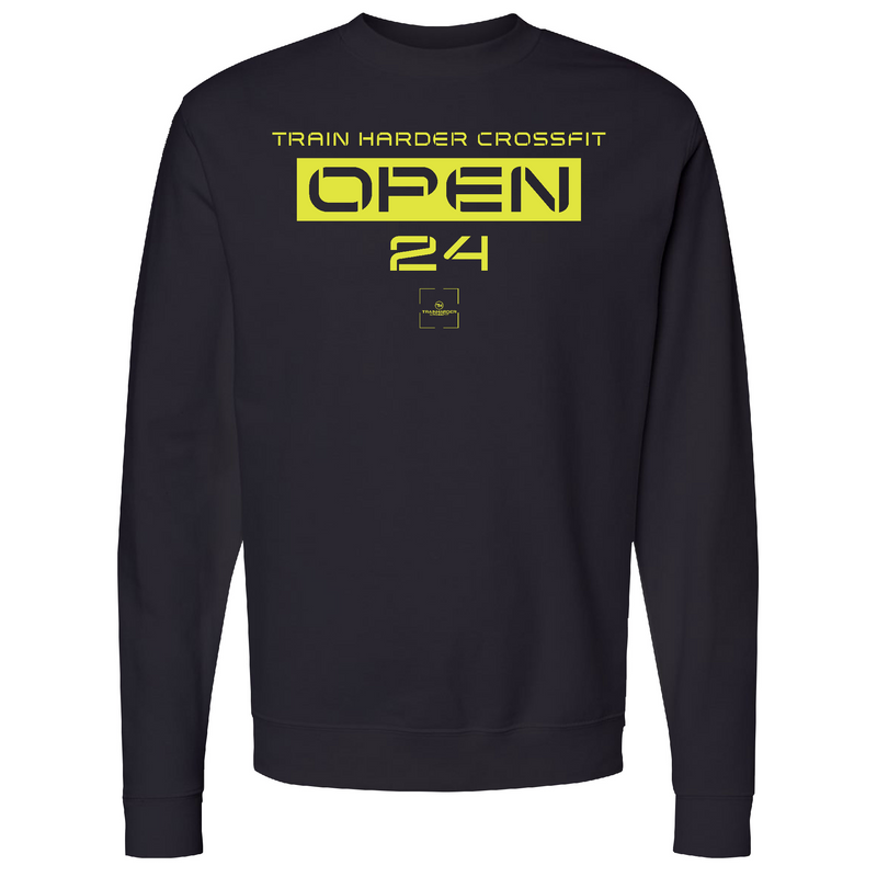 Mens 2X-Large Black Midweight Sweatshirt