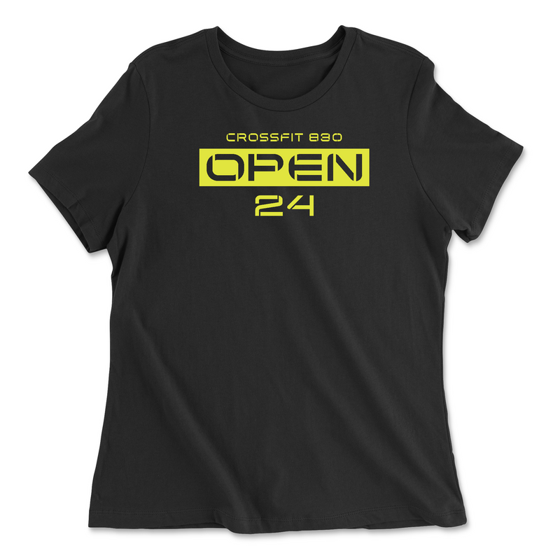 Womens 2X-Large Black Relaxed Jersey T-Shirt