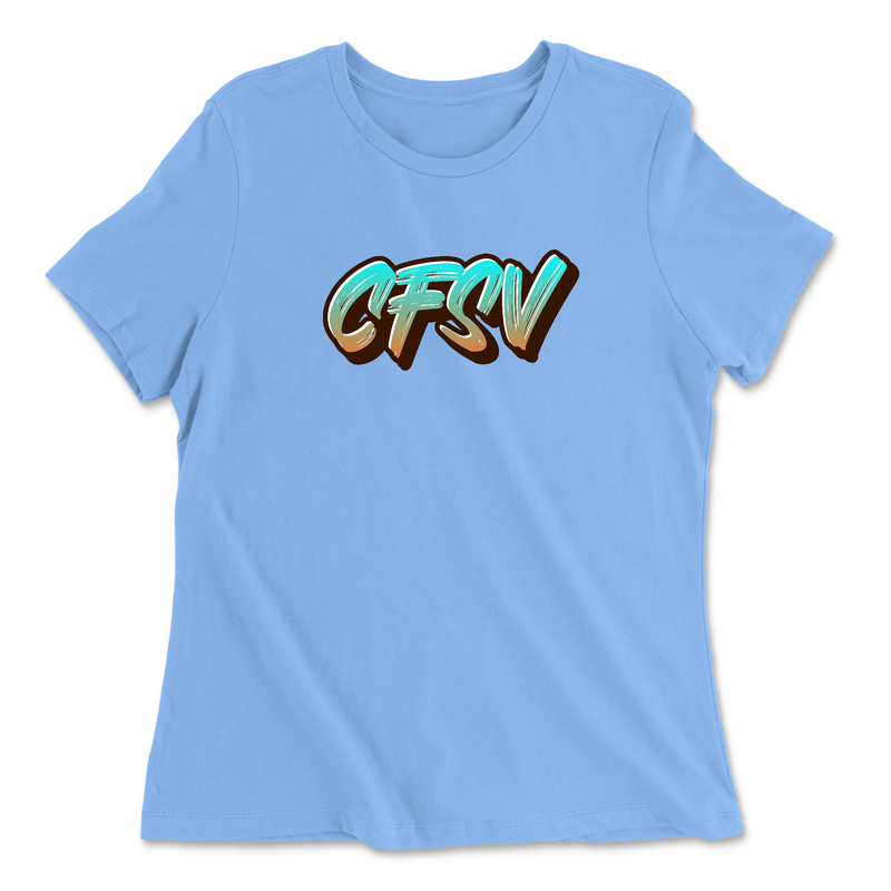 CrossFit Silicon Valley Beach Womens - Relaxed Jersey T-Shirt