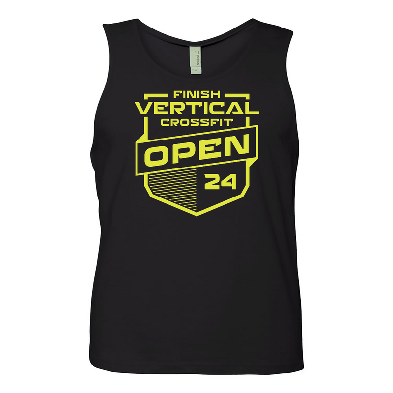 Mens 2X-Large Black Tank Top