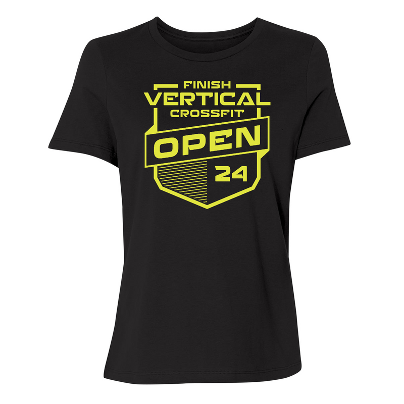 Womens 2X-Large Black Relaxed Jersey T-Shirt