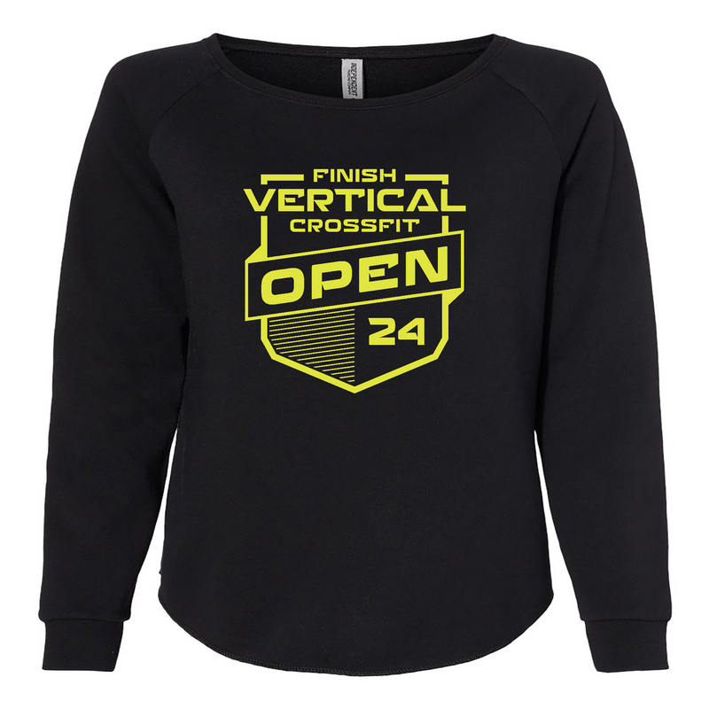 Womens 2X-Large Black CrewNeck