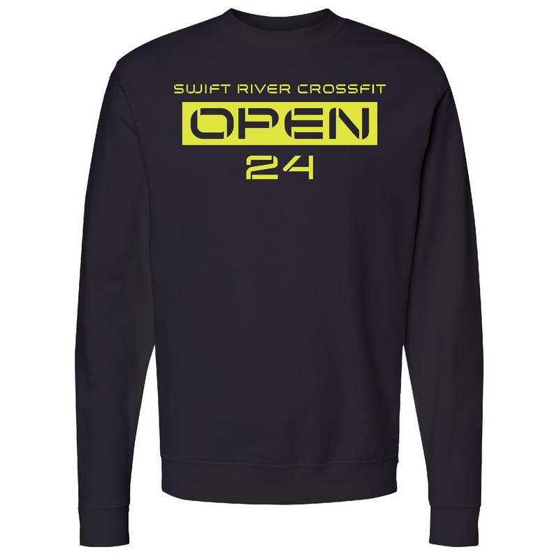 Mens 2X-Large Black Midweight Sweatshirt