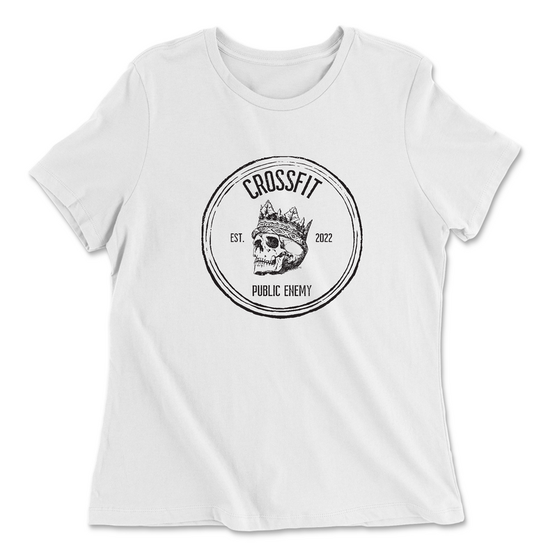 Womens 2X-Large WHITE Relaxed Jersey T-Shirt