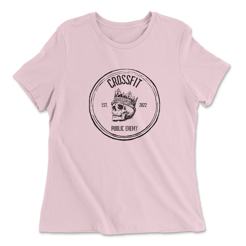 Womens 2X-Large PINK Relaxed Jersey T-Shirt