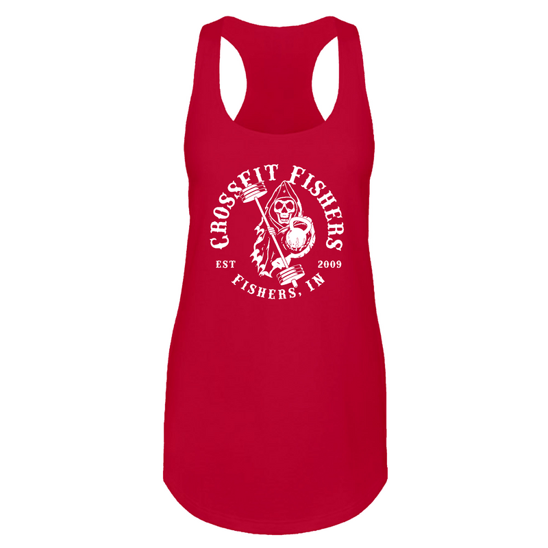 Womens 2X-Large Red Tank Top (Front Print Only)