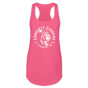 Womens 2X-Large Hot Pink Tank Top (Front Print Only)