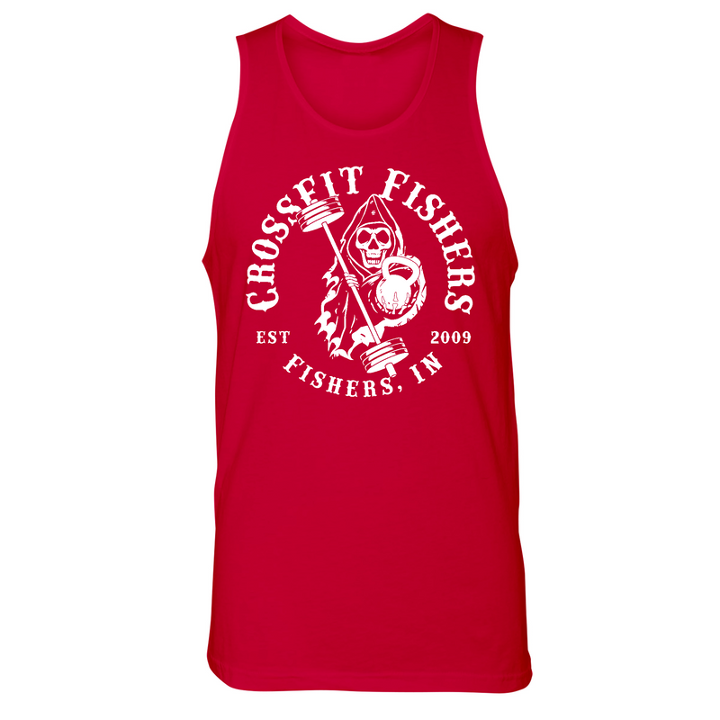 Mens 2X-Large Red Tank Top