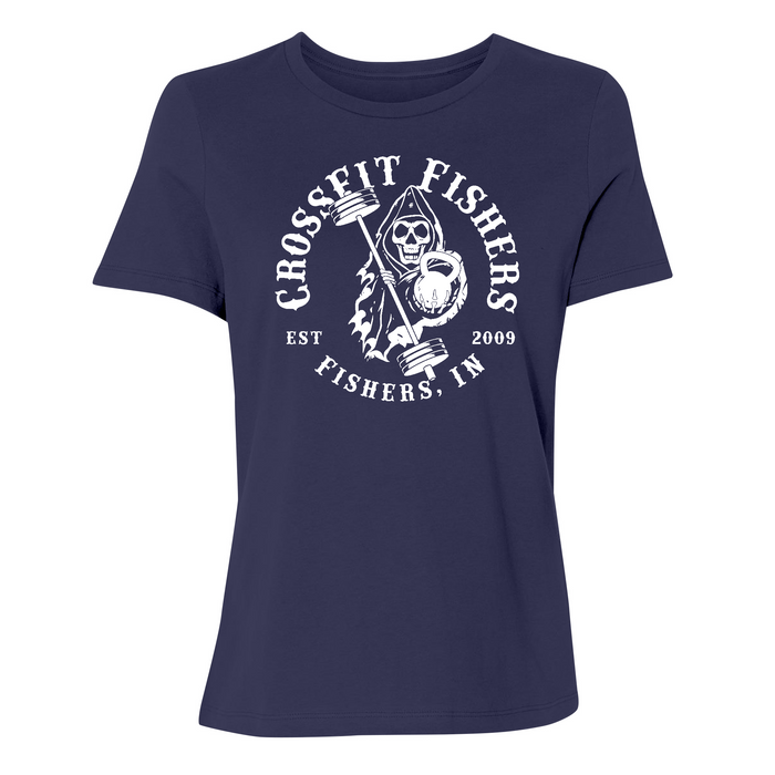 Womens 2X-Large Navy T-Shirt