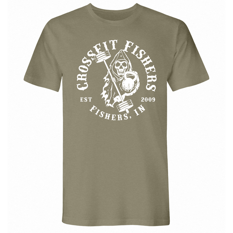 Mens 2X-Large Light Olive T-Shirt