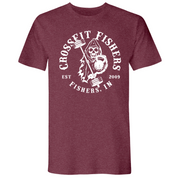 Mens 2X-Large Heather Maroon T-Shirt