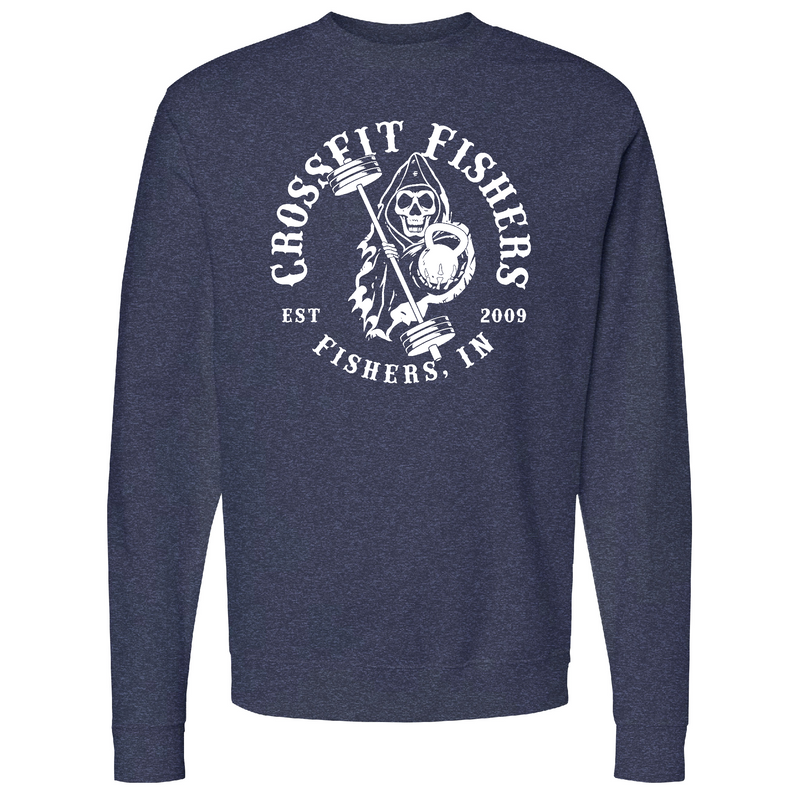 Mens 2X-Large Classic Navy Heather Sweatshirt