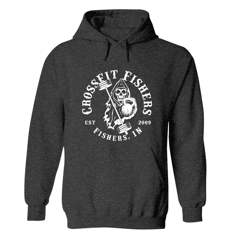 Mens 2X-Large Charcoal Heather Hoodie