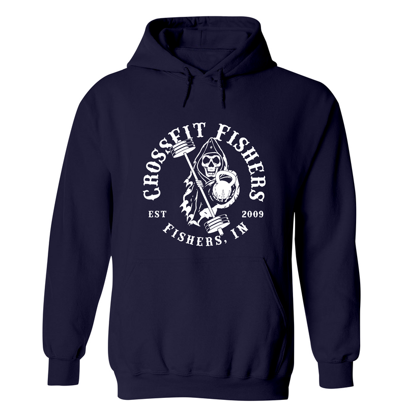 Mens 2X-Large Classic Navy Hoodie