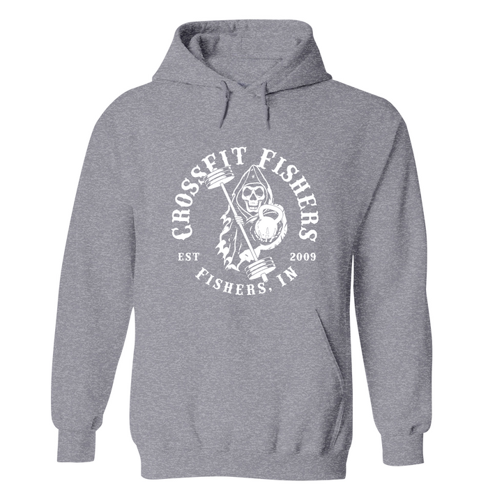 Mens 2X-Large Gunmetal Heather Hoodie