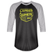 Mens 2X-Large Grey 3/4 Sleeve