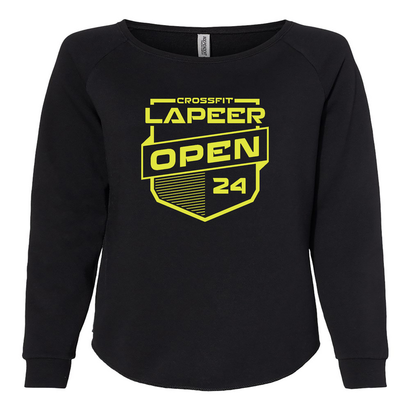 Womens 2X-Large Black CrewNeck