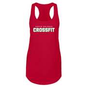 Womens 2X-Large Red Tank Top (Front Print Only)