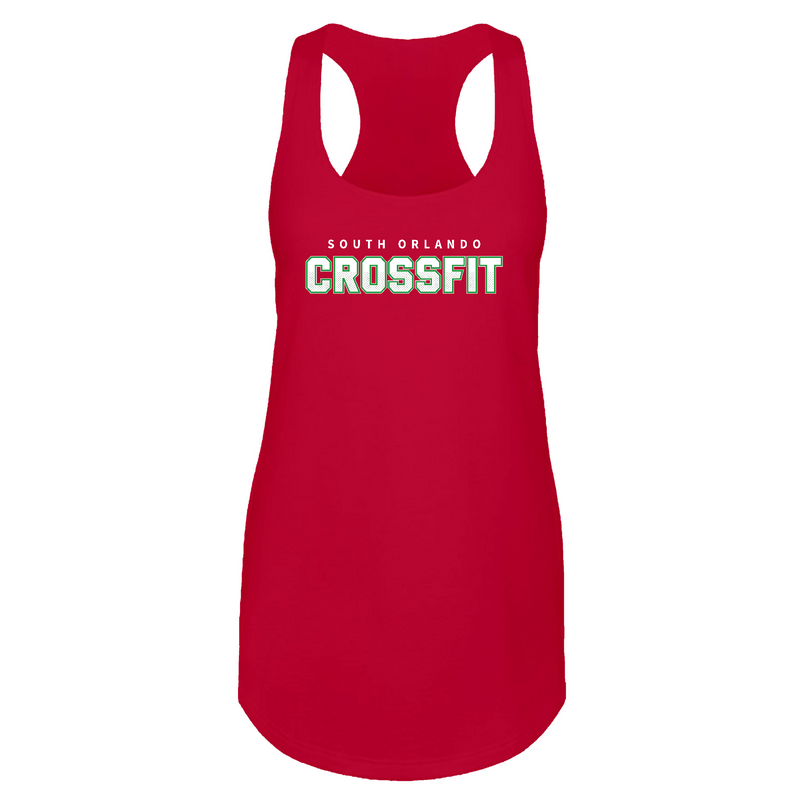 Womens 2X-Large Red Tank Top (Front Print Only)