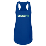 Womens 2X-Large Royal Tank Top (Front Print Only)