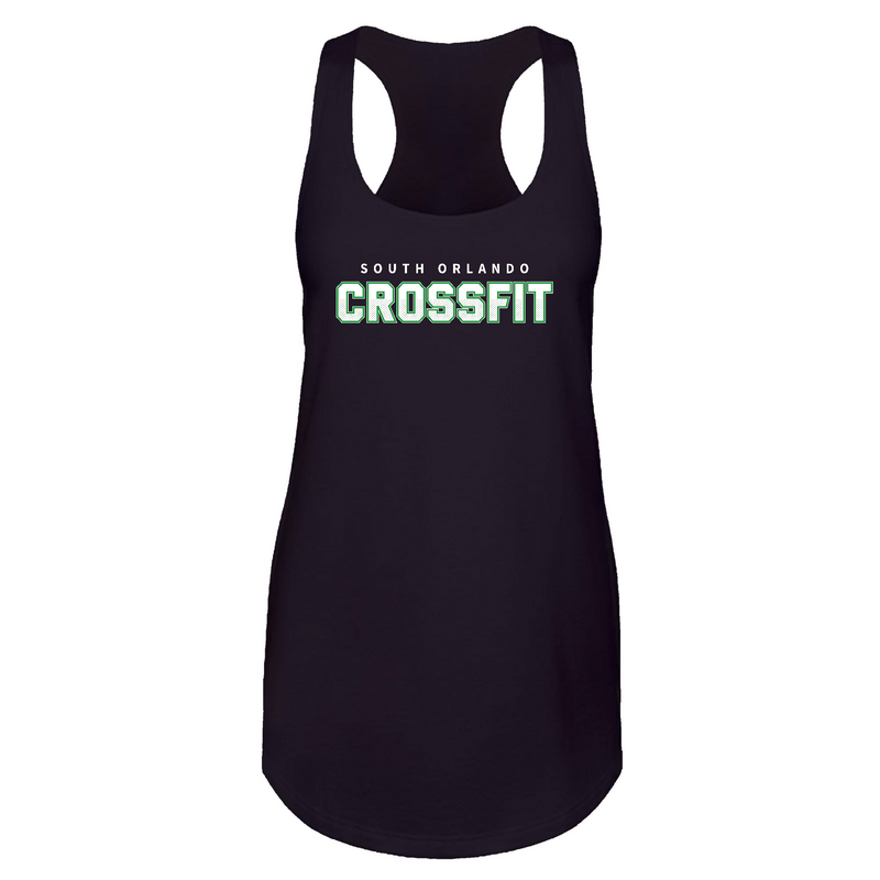 Womens 2X-Large Black Tank Top (Front Print Only)