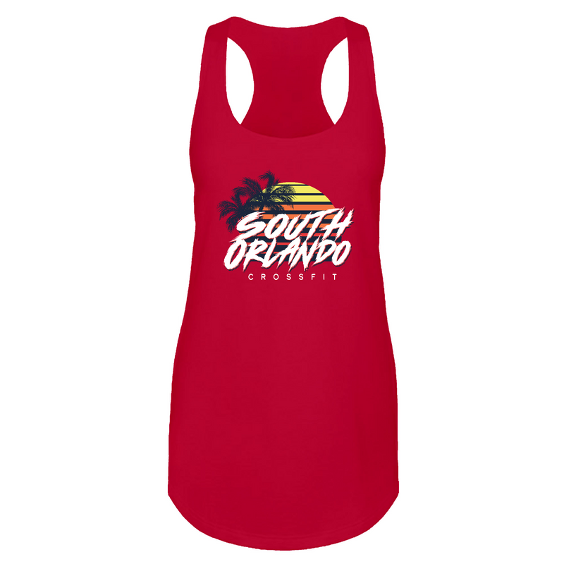 Womens 2X-Large Red Tank Top (Front Print Only)