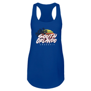 Womens 2X-Large Royal Tank Top (Front Print Only)
