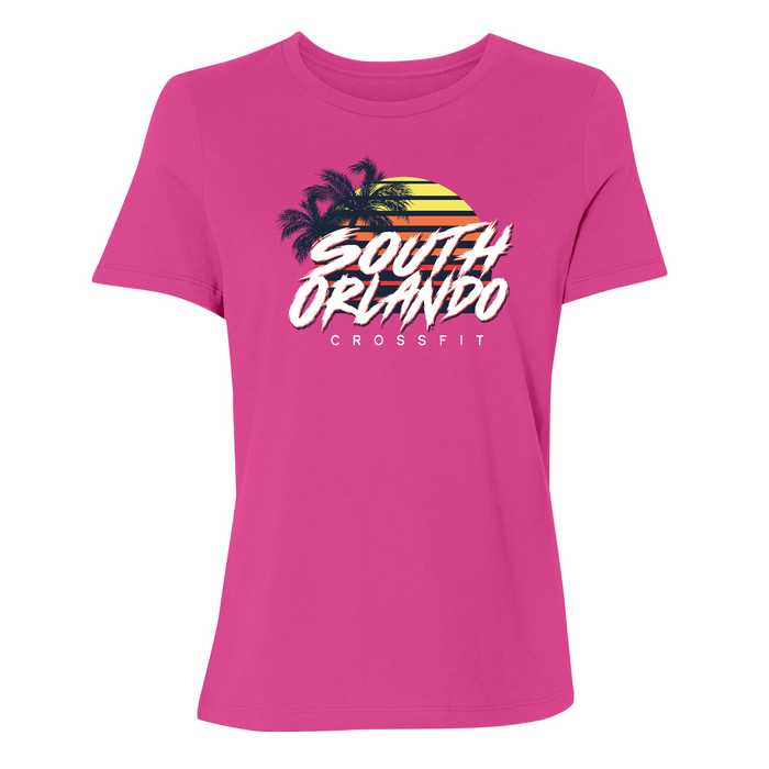 Womens 2X-Large Berry T-Shirt