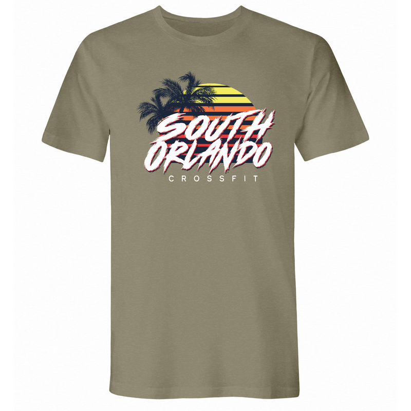 Mens 2X-Large Light Olive T-Shirt