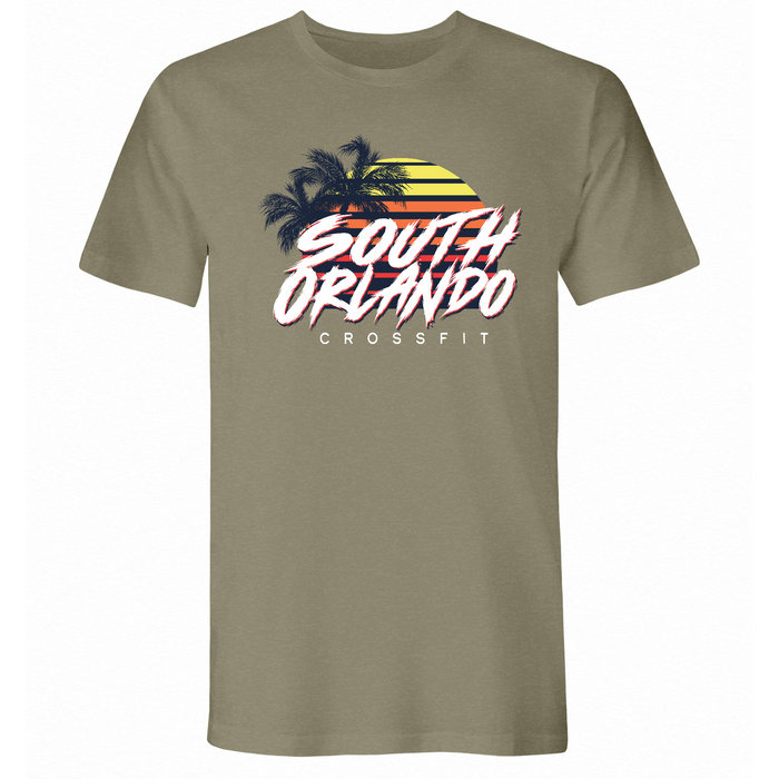 Mens 2X-Large Light Olive T-Shirt