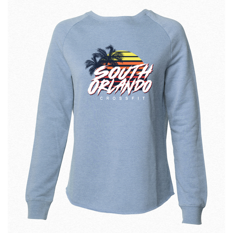 Womens 2X-Large Misty Blue Sweatshirt