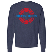 Mens 2X-Large Classic Navy Heather Sweatshirt
