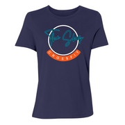 Womens 2X-Large Navy Womens T-Shirt