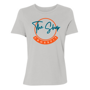 Womens 2X-Large Solid Athletic Grey Womens T-Shirt