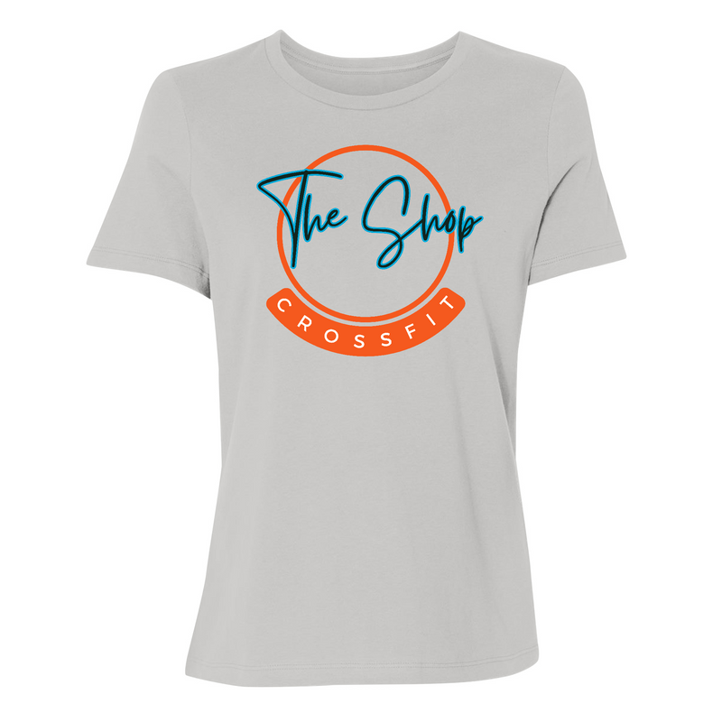Womens 2X-Large Solid Athletic Grey Womens T-Shirt