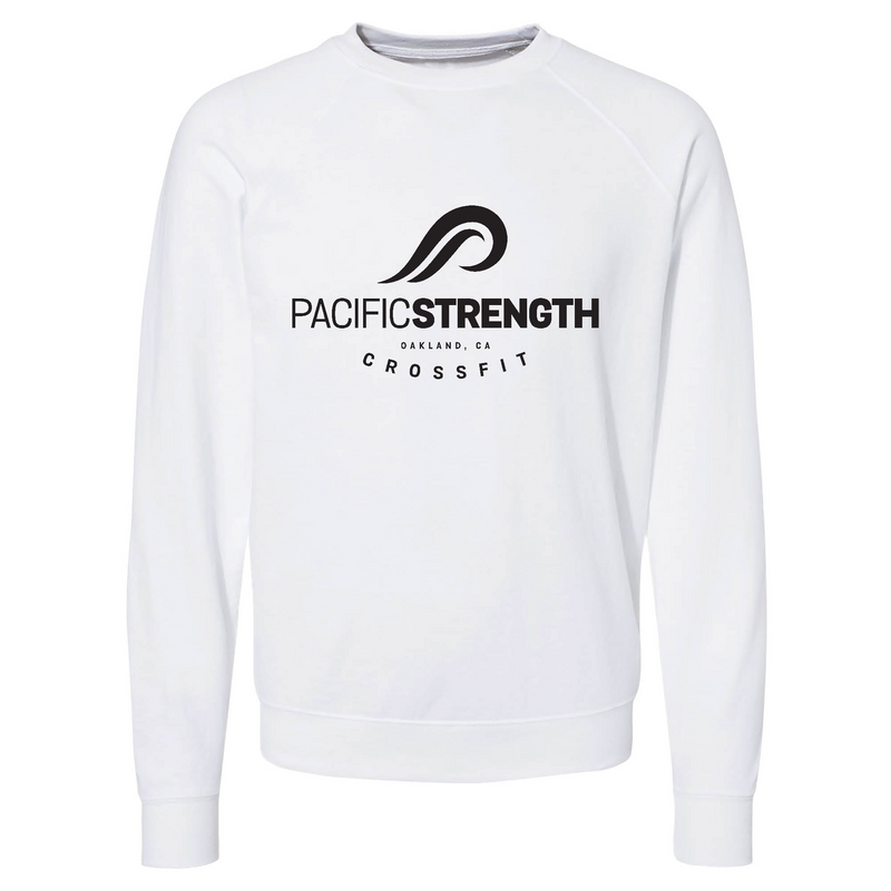 Mens 2X-Large WHITE CrewNeck